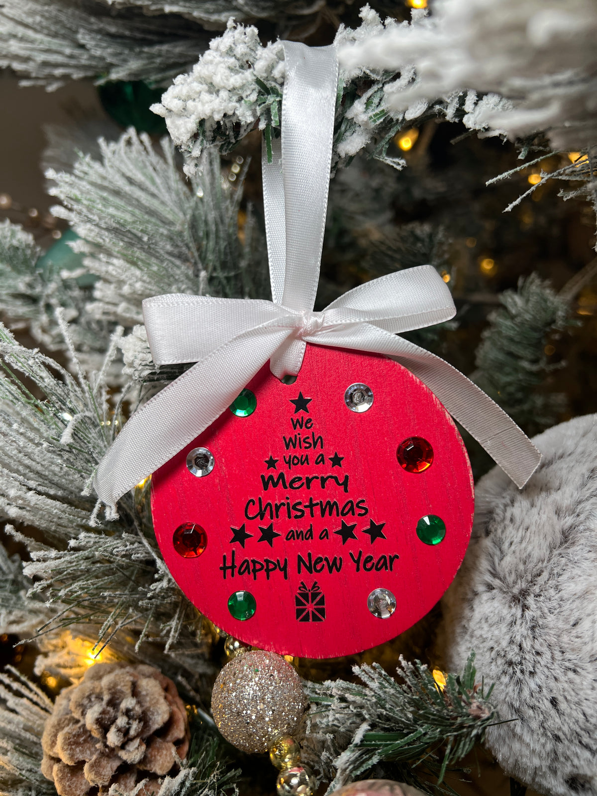 Rustic Wood Christmas Ornaments