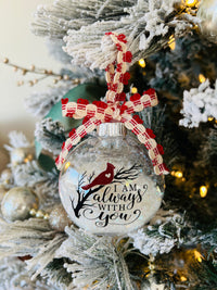 Snow Filled Christmas Ornaments