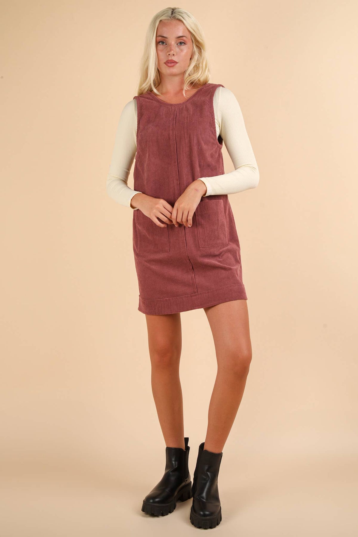 Capturing Moments Corduroy Dress