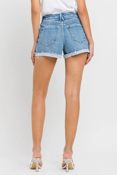 Camille High Rise Cuffed Shorts