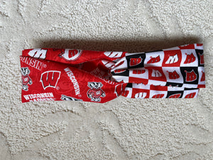 WI Badgers Headband