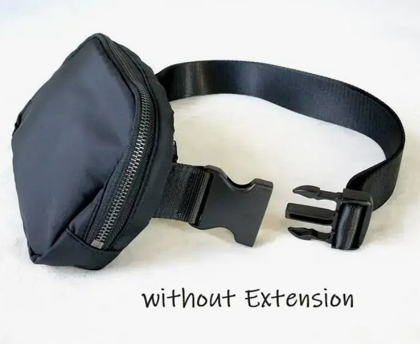 The Jacqueline Belt Bag - Black w/ 5 styling straps