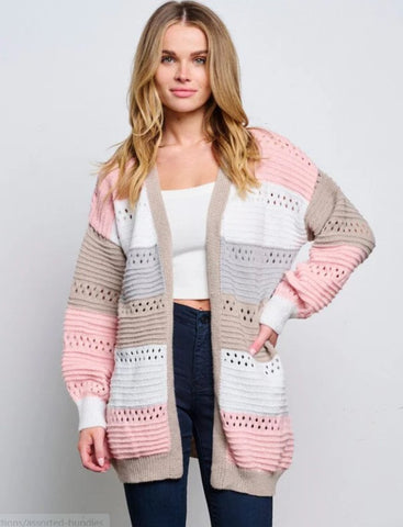 Candy Stripe Cozy Cardigan