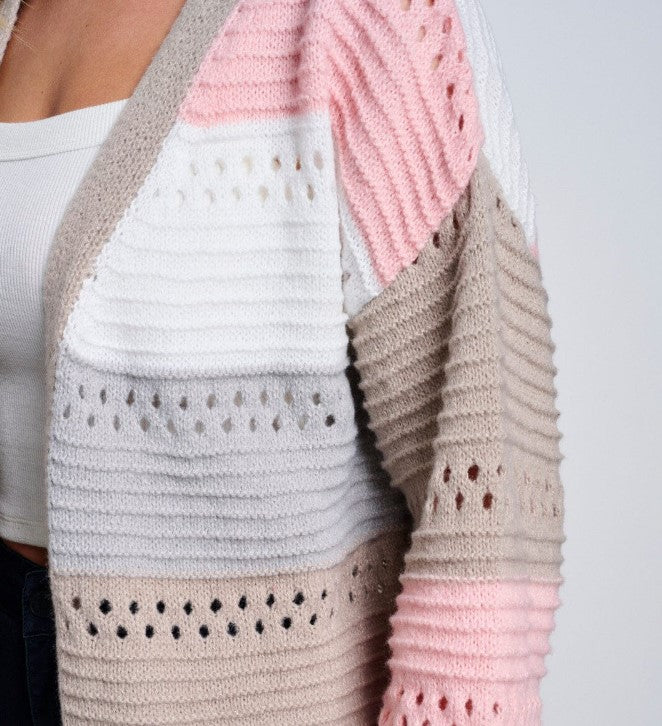 Candy Stripe Cozy Cardigan