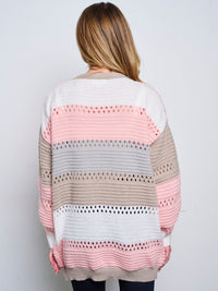 Candy Stripe Cozy Cardigan