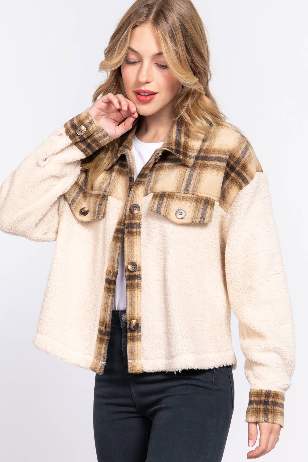 Soft Serenade Faux Fur Jacket