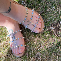 Gabby Clear Stud Detail Sandal