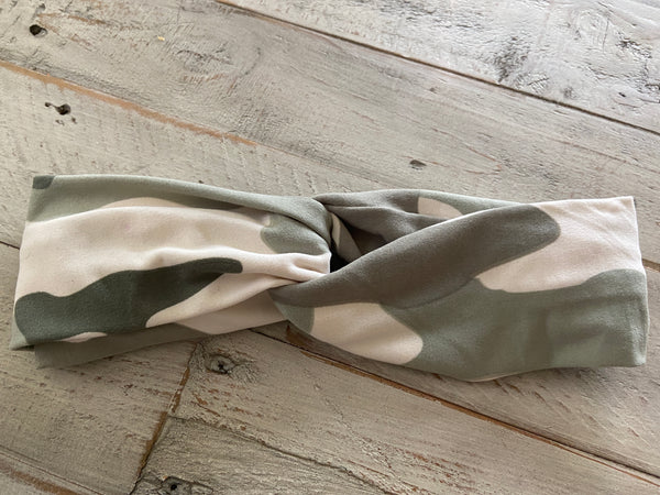 Hunter Green Camo Headband