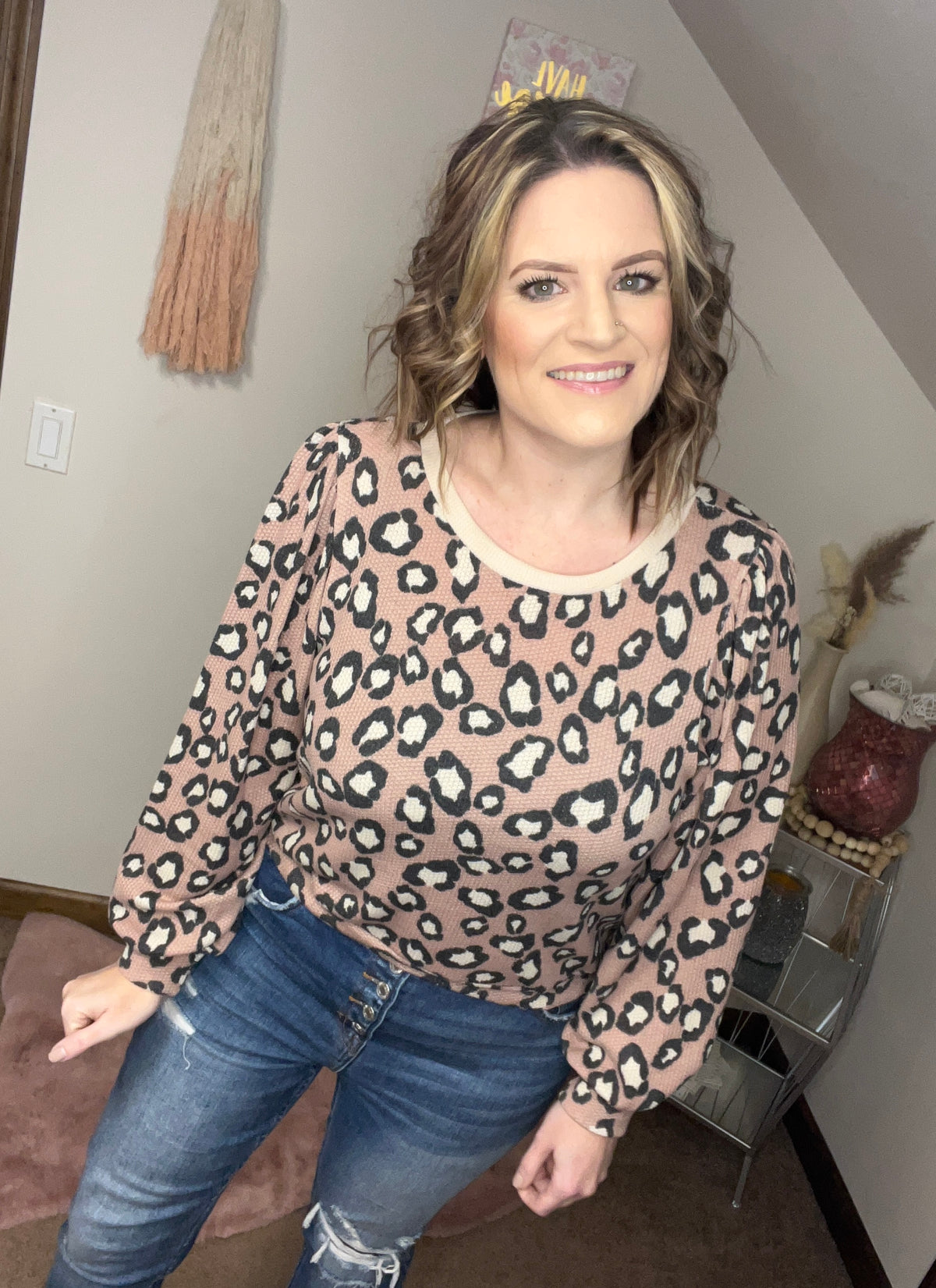Just The Way You Are Leopard Top *
