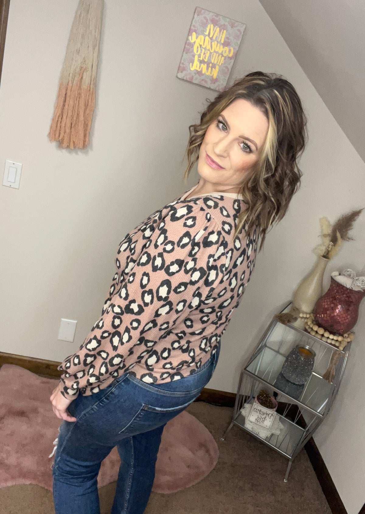 Just The Way You Are Leopard Top *