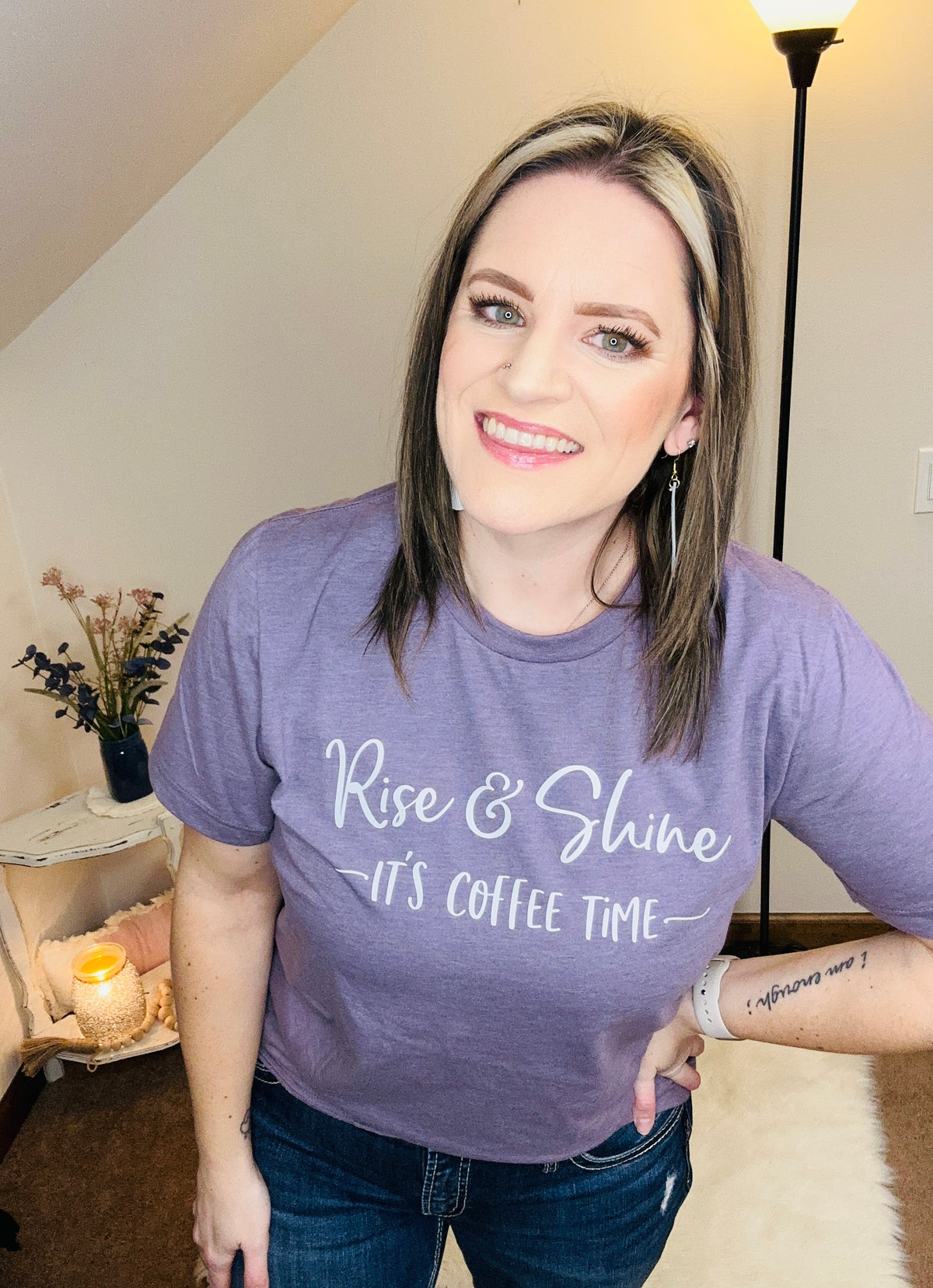 {PRE-ORDER} Rise & Shine ~It's Coffee Time~ Graphic Tee