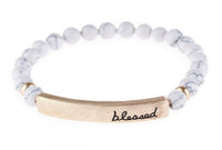 "Blessed" Stretch Bracelet *