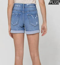 Rebecca Vervet Curvy Shorts *